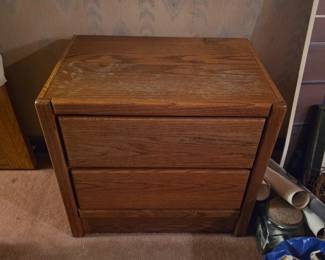 Oak nightstand - needs refinished
