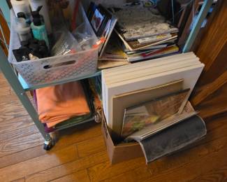 Paints, canvases