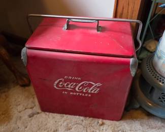 Antique Coca-Cola ice box