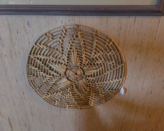 Wicker wall art