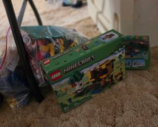Legos - including brand new Minecraft set