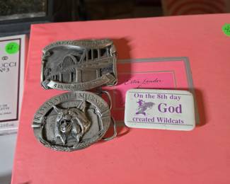 Bekg buckles and Kstate pin