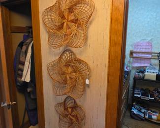 Wicker wall decor