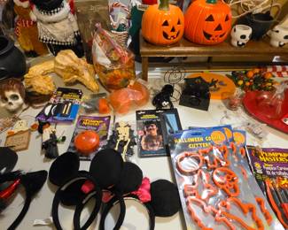 Halloween decor and novelties