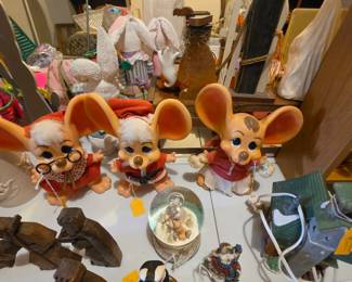 Vintage Christmas mice