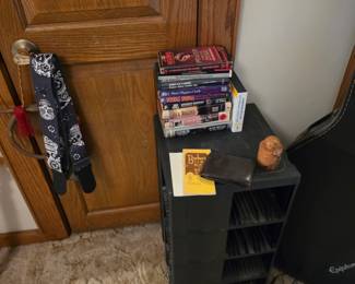 Cd Storage Tower,  audio books on tape