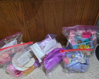 Doll House furniture and play kitchen