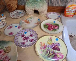 Vintage porcelain plates