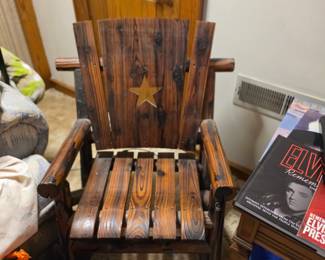 Vintage child's rocking chair
