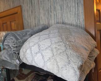 Large fluffy blankets