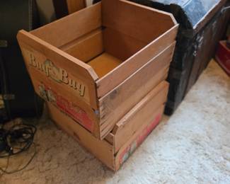 Vintage wood crates