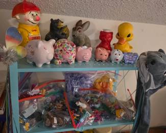 Piggy banks, more kids toys