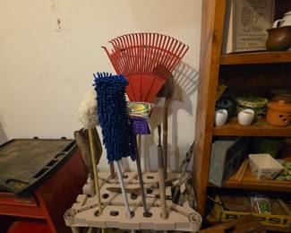 Lawn equipment and brooms