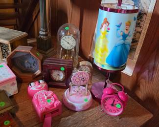 Clocks and lamps