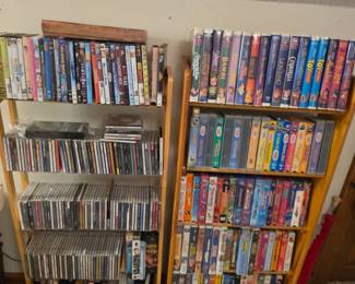 Dvds, CDs, VHS