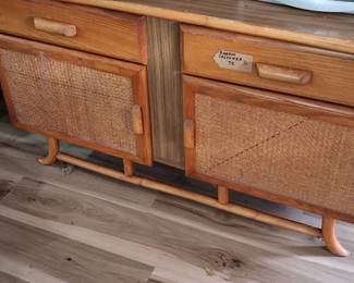 Bamboo Sideboard/Credenza part of set