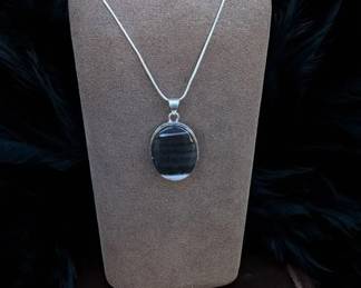Owhyee Blue Opal Necklace
