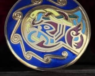 Vintage Irish Celtic Brooch