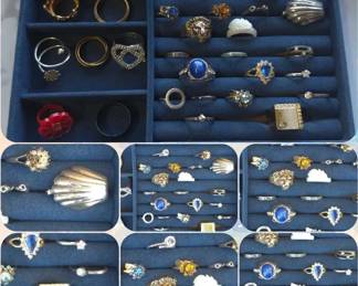 Rings Rings More Rings Different Sizes No Metals or Stones Have Been Checked