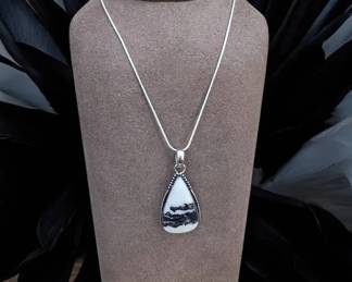 White Buffalo Turquoise Necklace