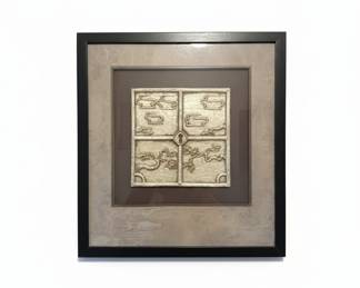 Asian-Style Relief Wall Plaque
