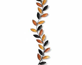 Metal Leaf Wall Art Plaque