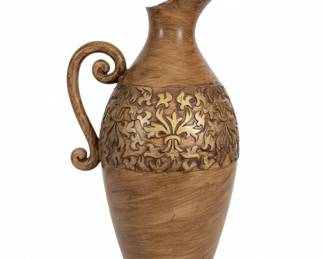 Decorative Tuscan-Style Ceramic Pitcher