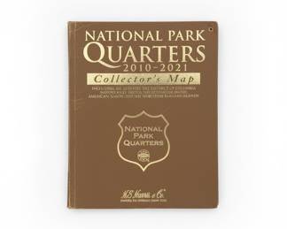 H.E. Harris & Co. National Park Quarters Collector's Map