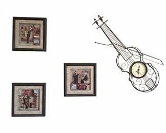 Musical Theme Wall Decor Set