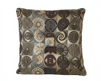 Decorative Throw Pillow with Button Tuft