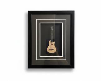 Miniature Guitar Shadow Box Wall Art