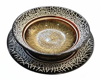 American Atelier 'Markham Square' Bowl and Plate Set