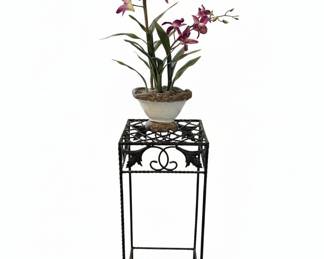Wrought Iron Plant Stand