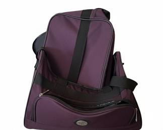 Purple Soft-Sided Carry-On Luggage