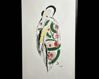 Sonia Delaunay 1925 Pochoir Print