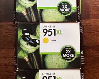 HP 951XL Ink Cartridge Set (Magenta, Yellow, Cyan)