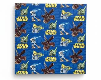 Star Wars Fabric Wrapped Canvas Wall Art