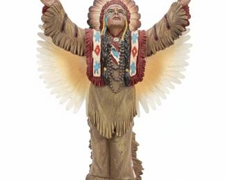 Bradford Exchange Ted Blaylock 'Invoking the Sacred Guardian' Figurine