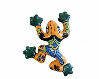 Talavera Ceramic Frog Wall Decor