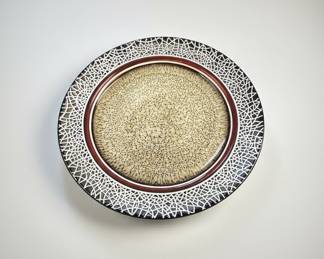 American Atelier Markam Square Pattern Dinner Plate