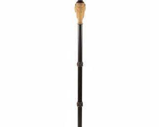 Art Deco Style Torchiere Floor Lamp