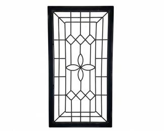 Leaded Glass Hanging Window Panel