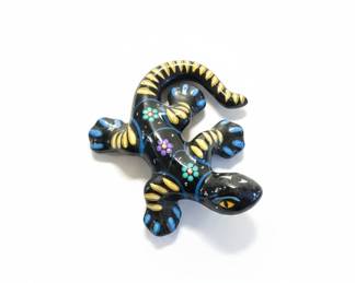 Talavera Ceramic Gecko Wall Art
