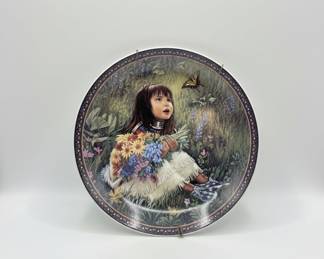 Bradford Exchange 'Little Butterfly' Collector Plate by Karen Noles