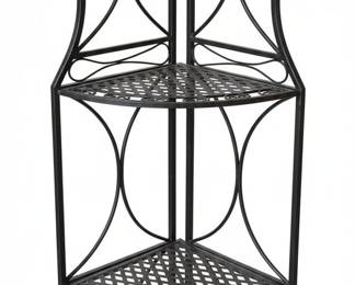 Four-Tier Folding Metal Corner Baker's Rack