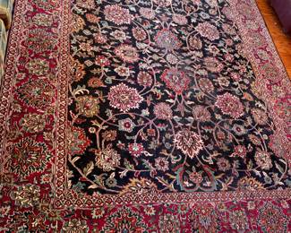 Persian hand knotted wool area rug $1,200.00. 97”w 120” L