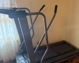 Pro Form Space Saver electric treadmill $150.00. 66”L 30”w 62”t