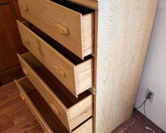 Birch chest of Drawers $250.00. 32”w 18”d 45”t