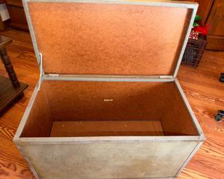 Vintage storage trunk $60.00. 27”w 14”d 16”t