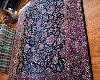 Persian hand knotted wool area rug $1,200.00. 97”w 120” L